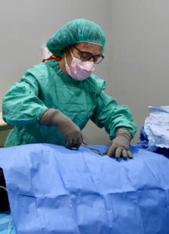 Dr Turk in surgery